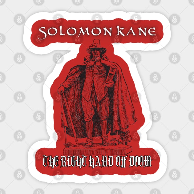 Solomon Kane Sticker by World Of Conan